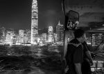 Hong Kong, Asia, Star Ferry, Passenger, water, B&W